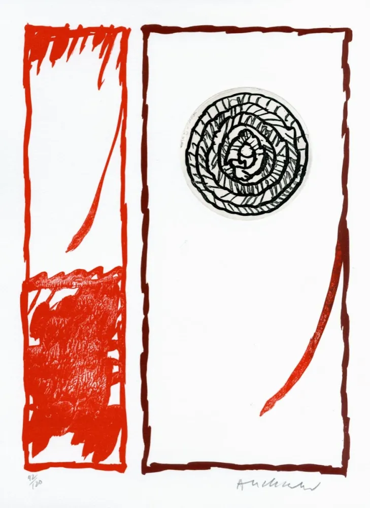 リトグラフ Alechinsky - Pour Vacillations