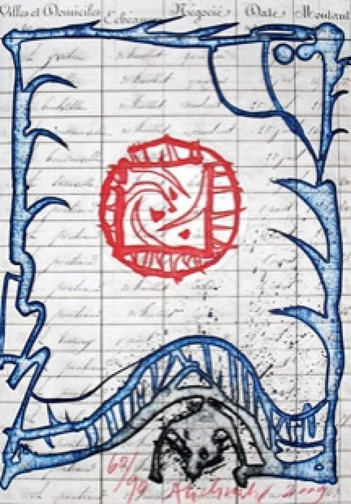 彫版 Alechinsky - Quadrature