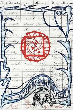 彫版 Alechinsky - Quadrature