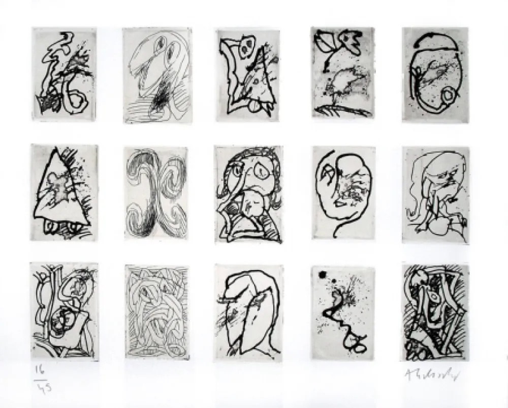 彫版 Alechinsky - Quinzaine