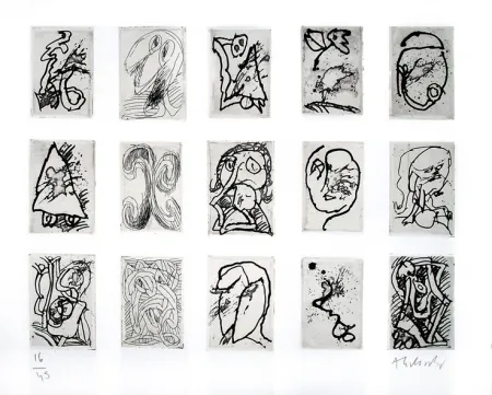 彫版 Alechinsky - Quinzaine