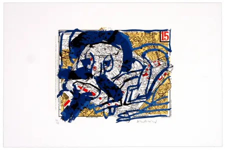 リトグラフ Alechinsky - Quinzième arrondissement (Paris)