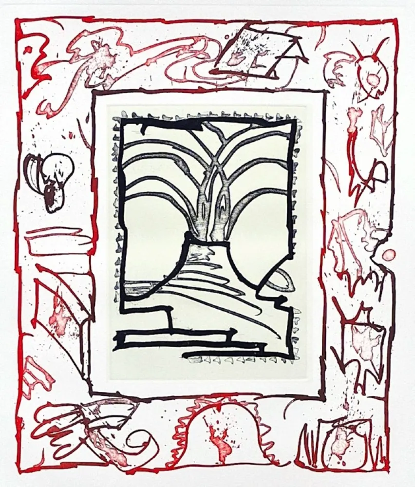 彫版 Alechinsky - Raisin II