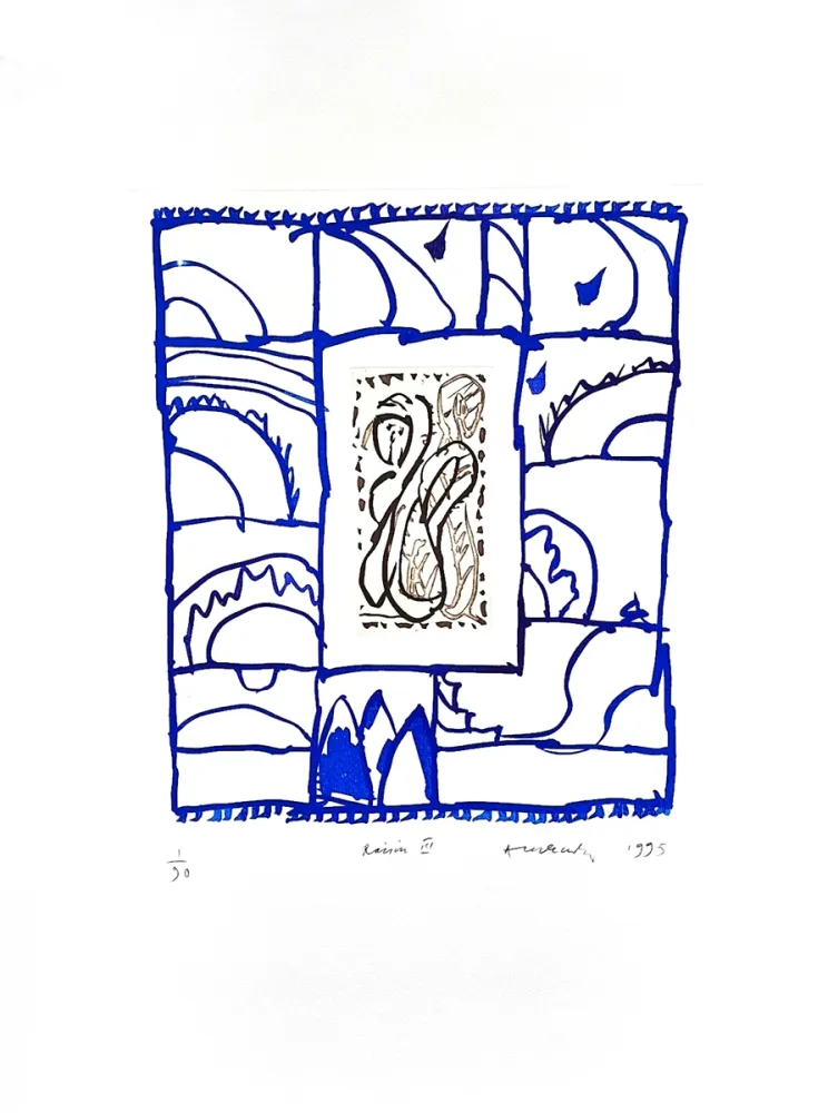 技術的なありません Alechinsky - Raisin III