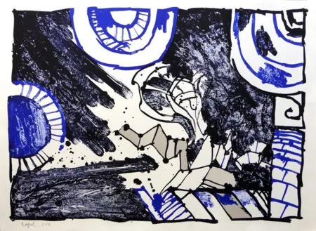 リトグラフ Alechinsky - Rappel 