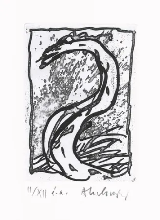 リトグラフ Alechinsky - Rein comme si de rien