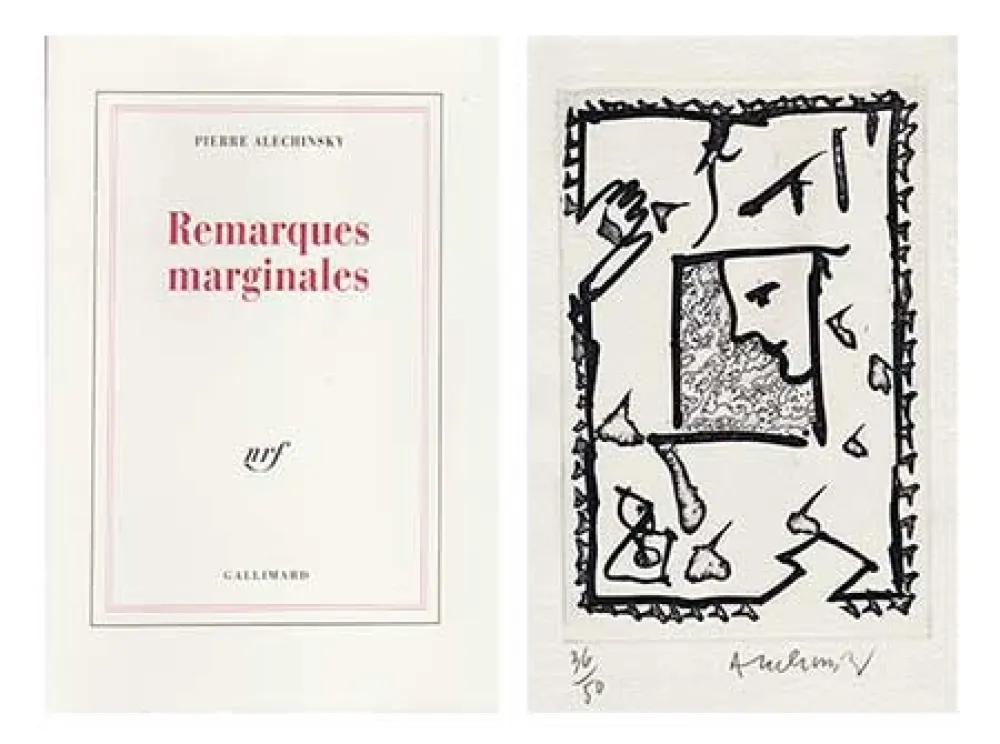 挿絵入り本 Alechinsky - Remarques marginales