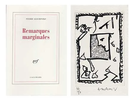 挿絵入り本 Alechinsky - Remarques marginales