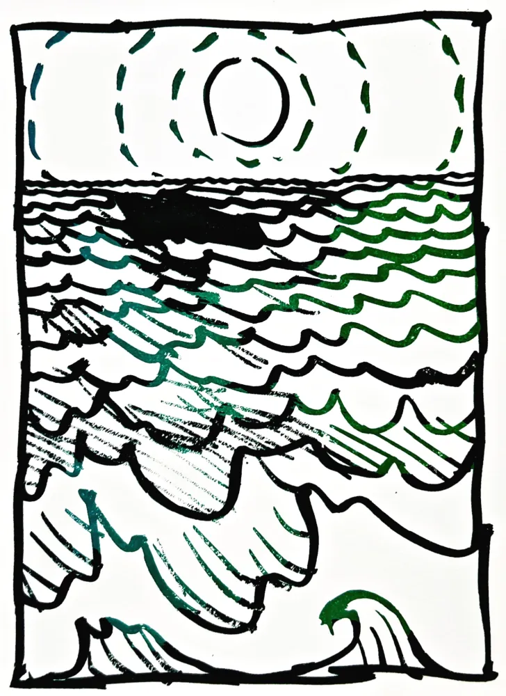 リトグラフ Alechinsky - Résumé