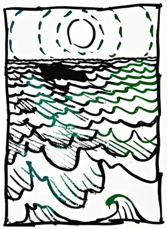 リトグラフ Alechinsky - Résumé