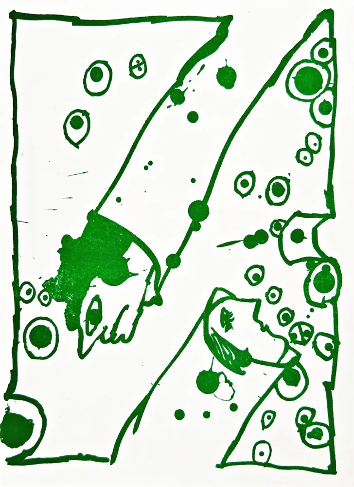 リトグラフ Alechinsky - Résumé