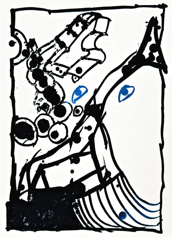 リトグラフ Alechinsky - Résumé