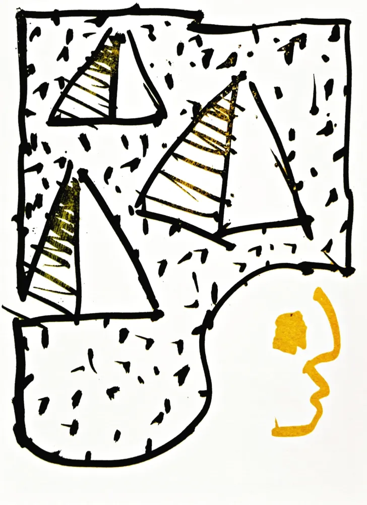 リトグラフ Alechinsky - Résumé