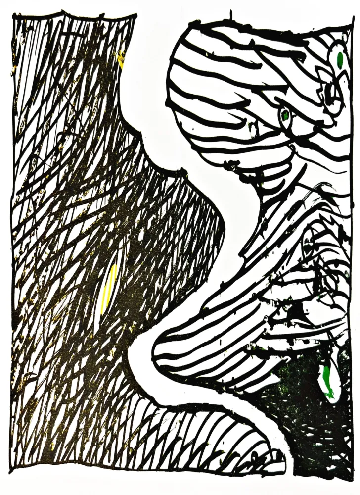 リトグラフ Alechinsky - Résumé