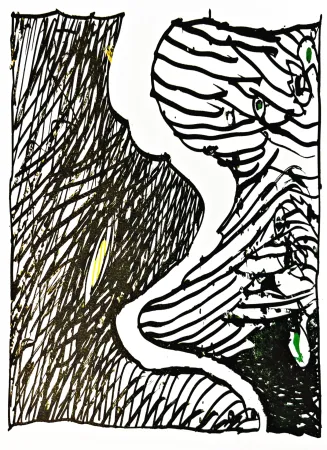 リトグラフ Alechinsky - Résumé