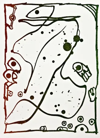 リトグラフ Alechinsky - Résumé