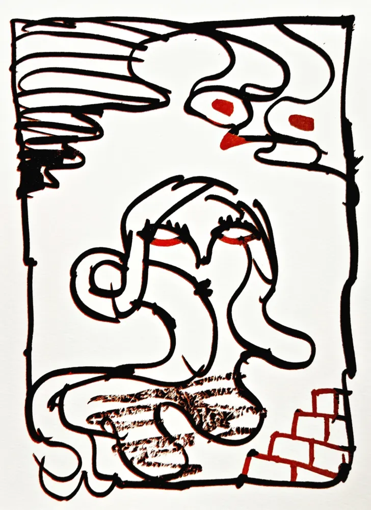 リトグラフ Alechinsky - Résumé