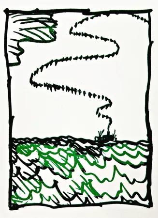 リトグラフ Alechinsky - Résumé