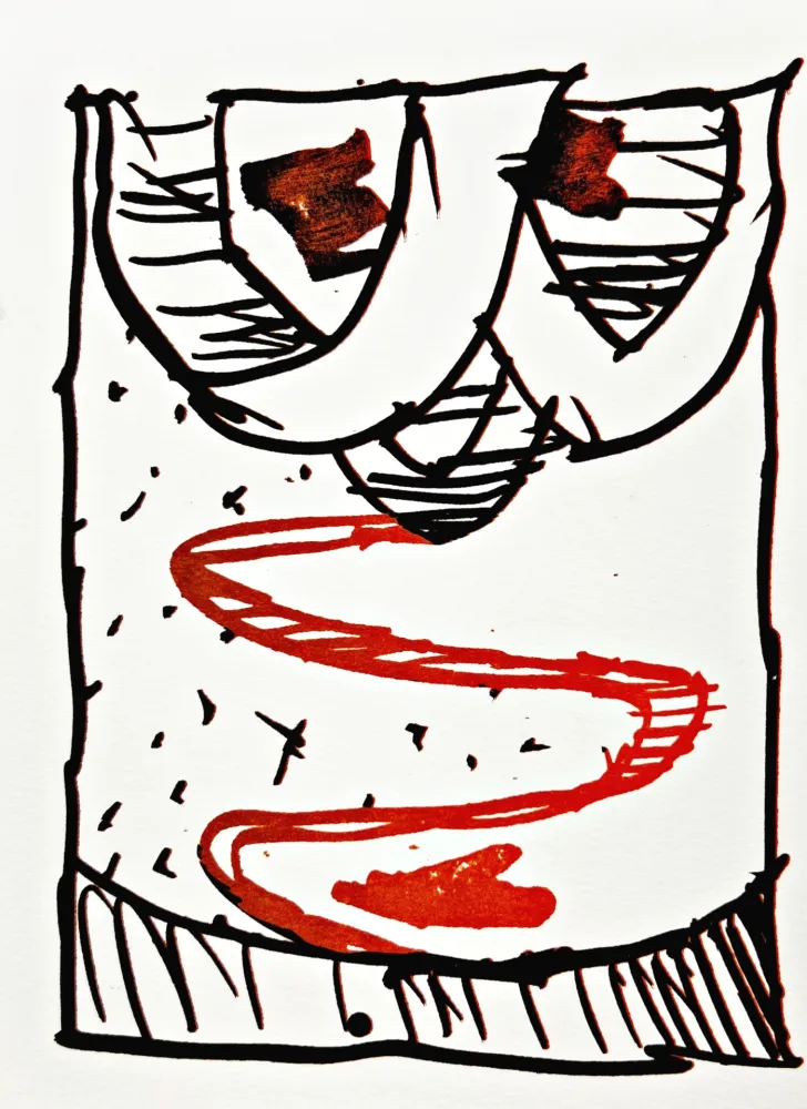 リトグラフ Alechinsky - Résumé