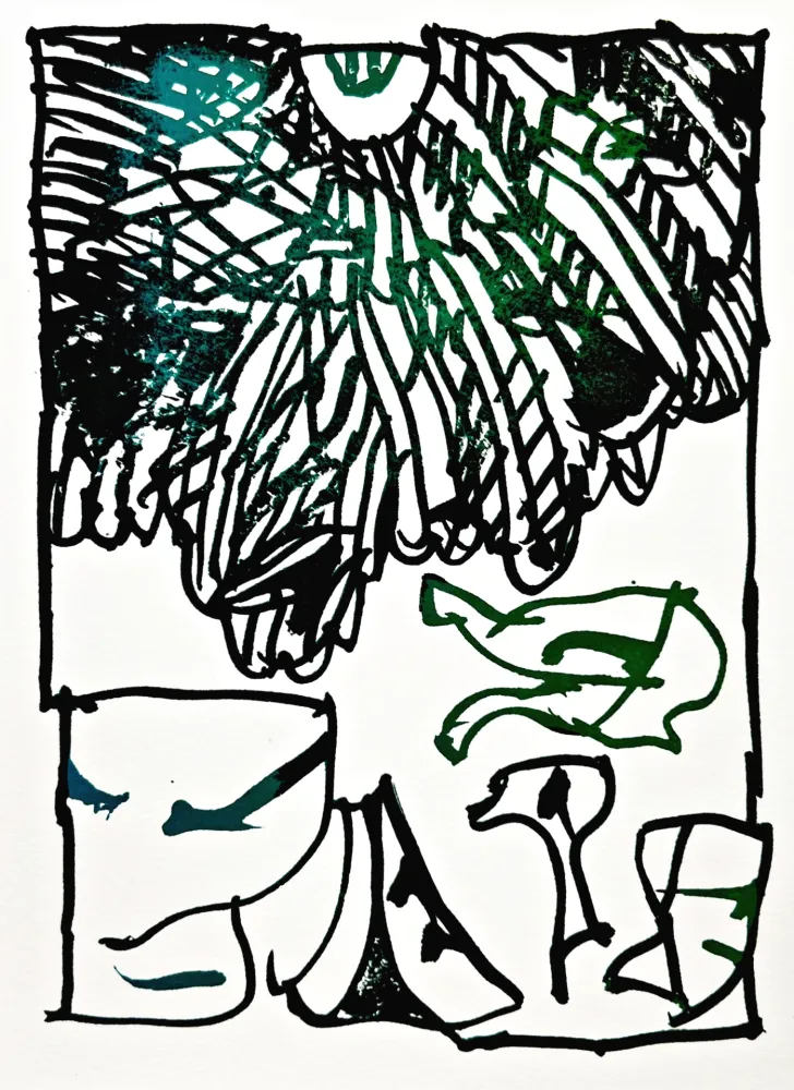 リトグラフ Alechinsky - Résumé