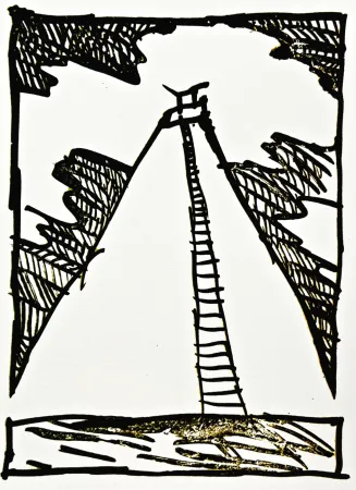 リトグラフ Alechinsky - Résumé