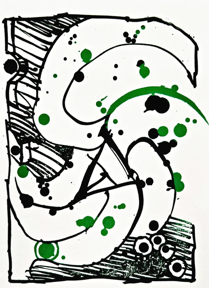 リトグラフ Alechinsky - Résumé