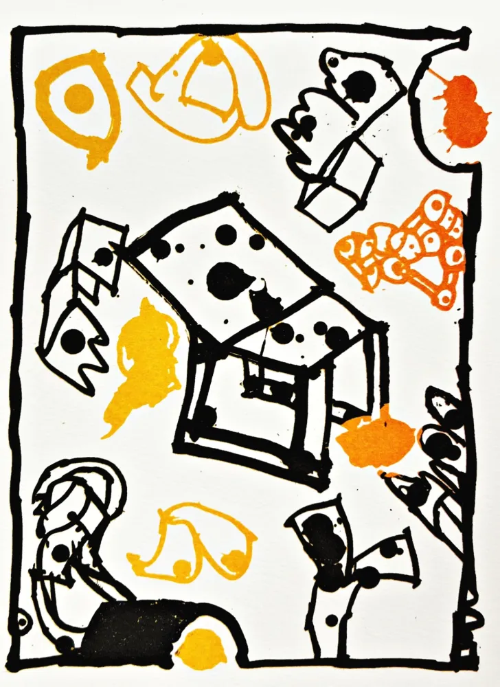 リトグラフ Alechinsky - Résumé