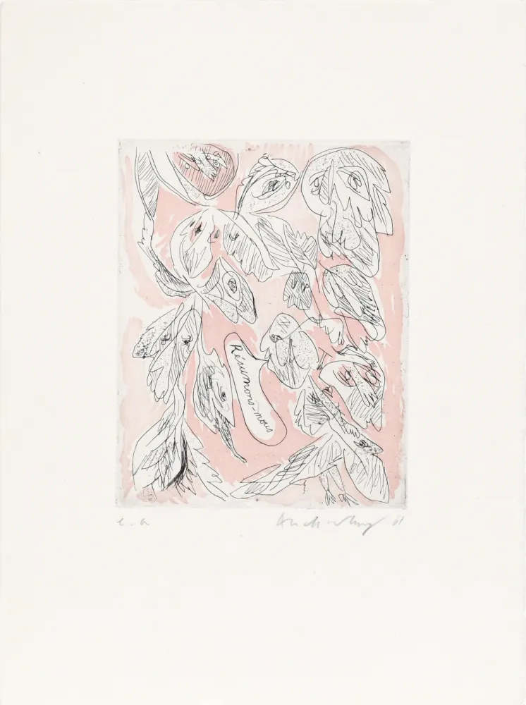 エッチング Alechinsky - Résumons nous