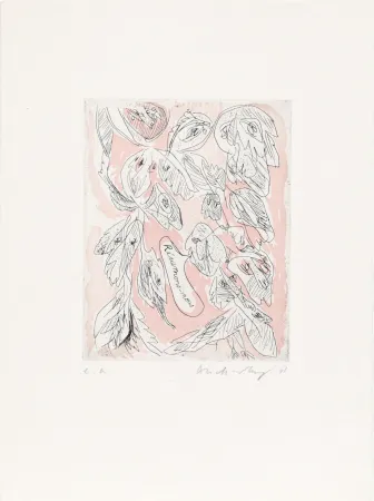 エッチング Alechinsky - Résumons nous