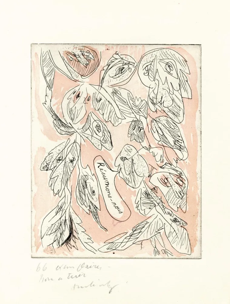 エッチング Alechinsky - Résumons-nous