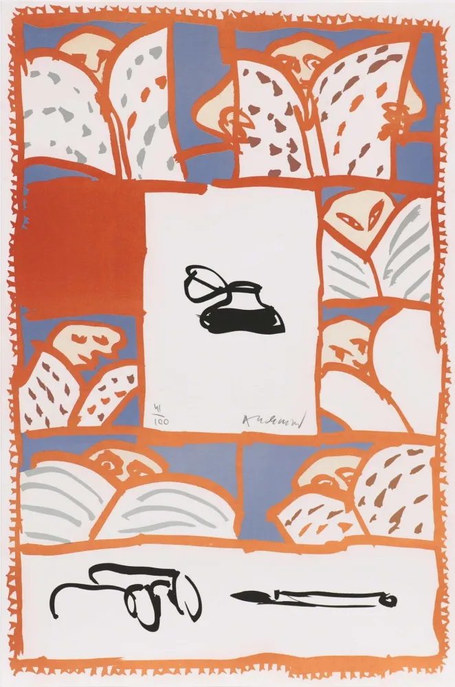 リトグラフ Alechinsky - Salon du Livre