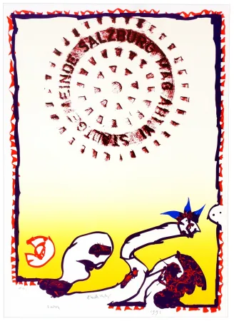 リトグラフ Alechinsky - SALZBURG