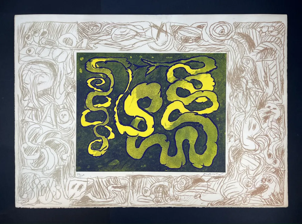 エッチング Alechinsky - Sans sonnette