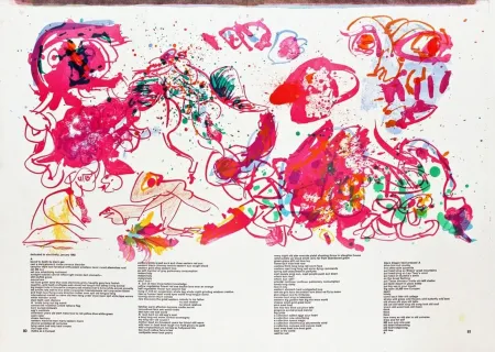 リトグラフ Alechinsky - Sans Titre