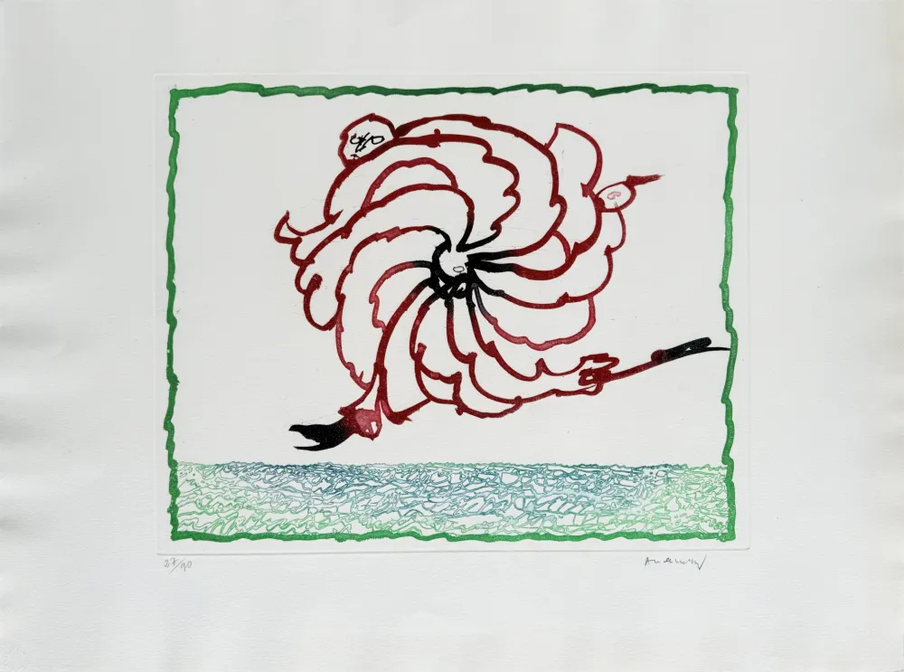 アクチアント Alechinsky - Sans titre