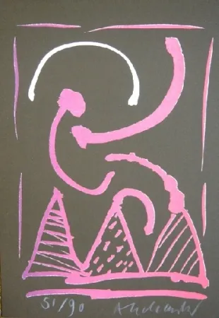 リトグラフ Alechinsky - Sans titre 7