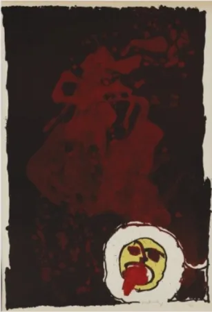 リトグラフ Alechinsky - Sans Titre