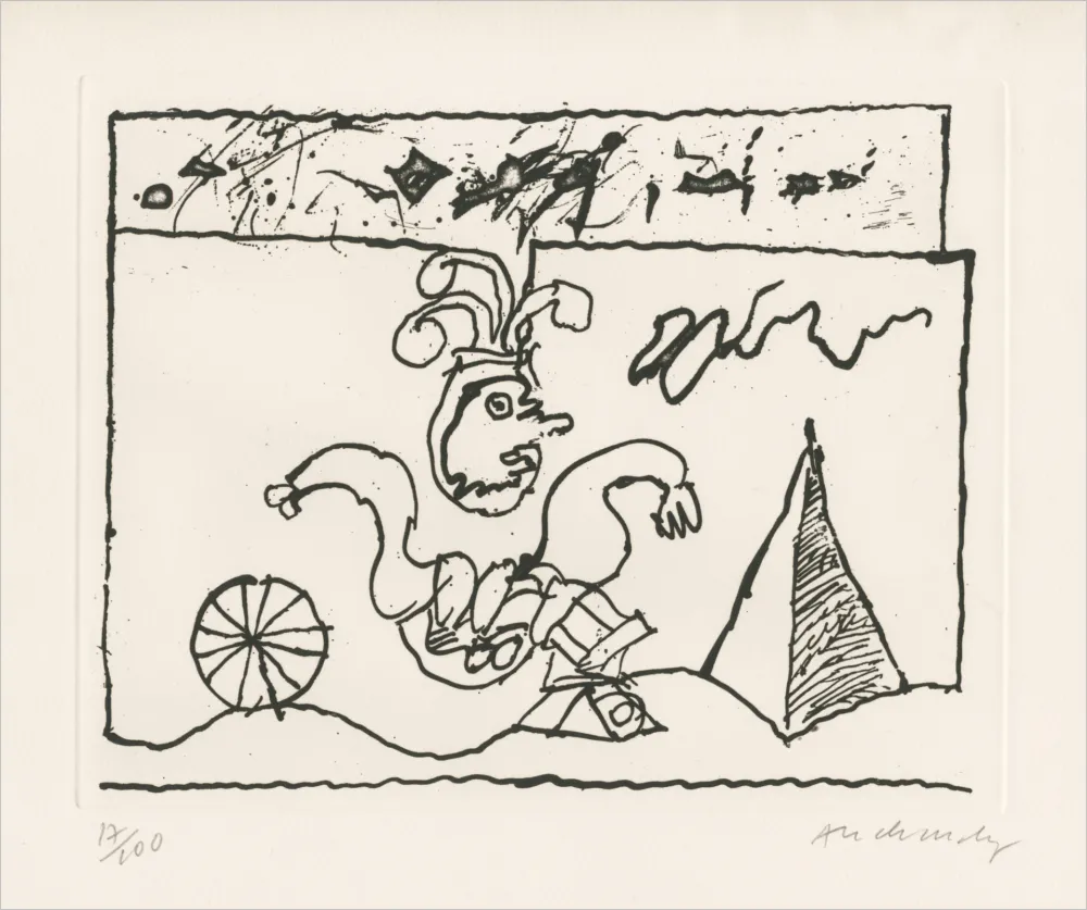 エッチング Alechinsky - Sans titre