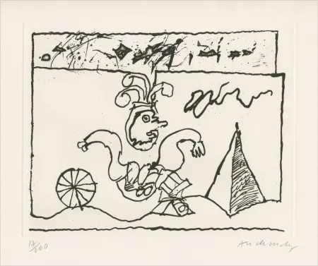 エッチング Alechinsky - Sans titre