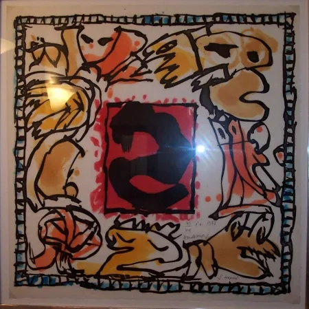 エッチングと　アクチアント Alechinsky - S'aspire