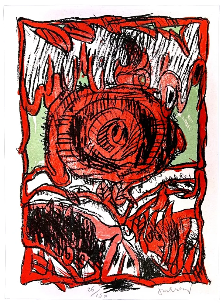 リトグラフ Alechinsky - Schismes 1