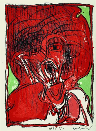 リトグラフ Alechinsky - Schismes