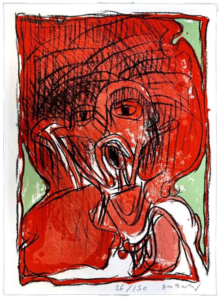 リトグラフ Alechinsky - Schismes 4