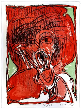 リトグラフ Alechinsky - Schismes 4