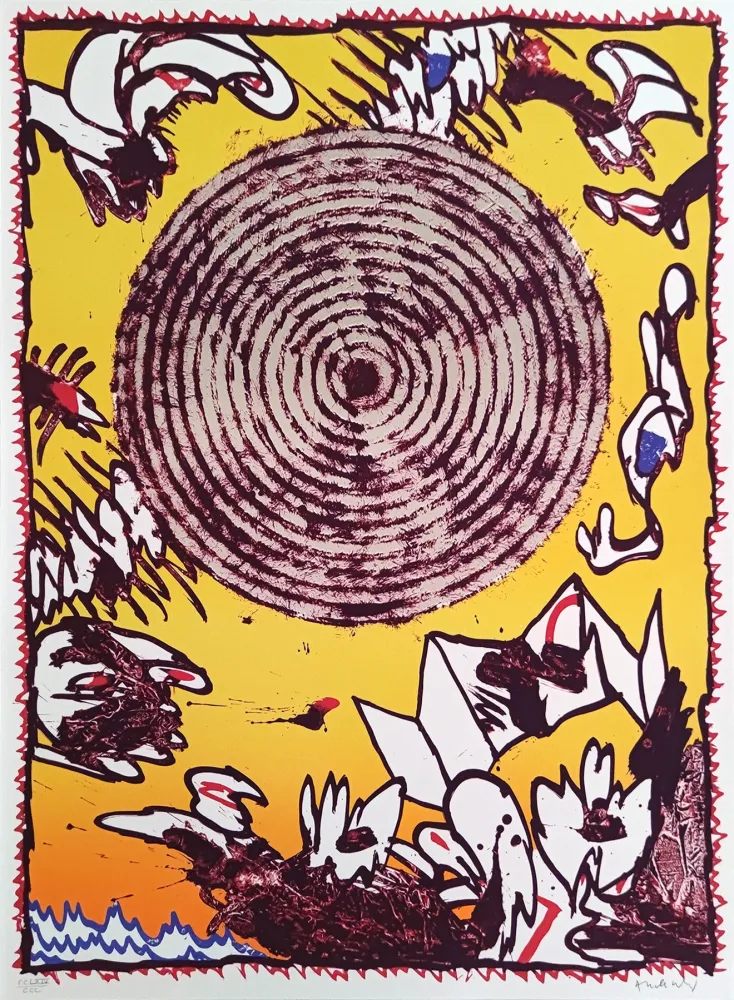 リトグラフ Alechinsky - Seoul