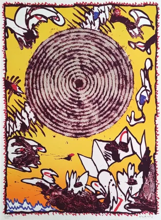 リトグラフ Alechinsky - Seoul