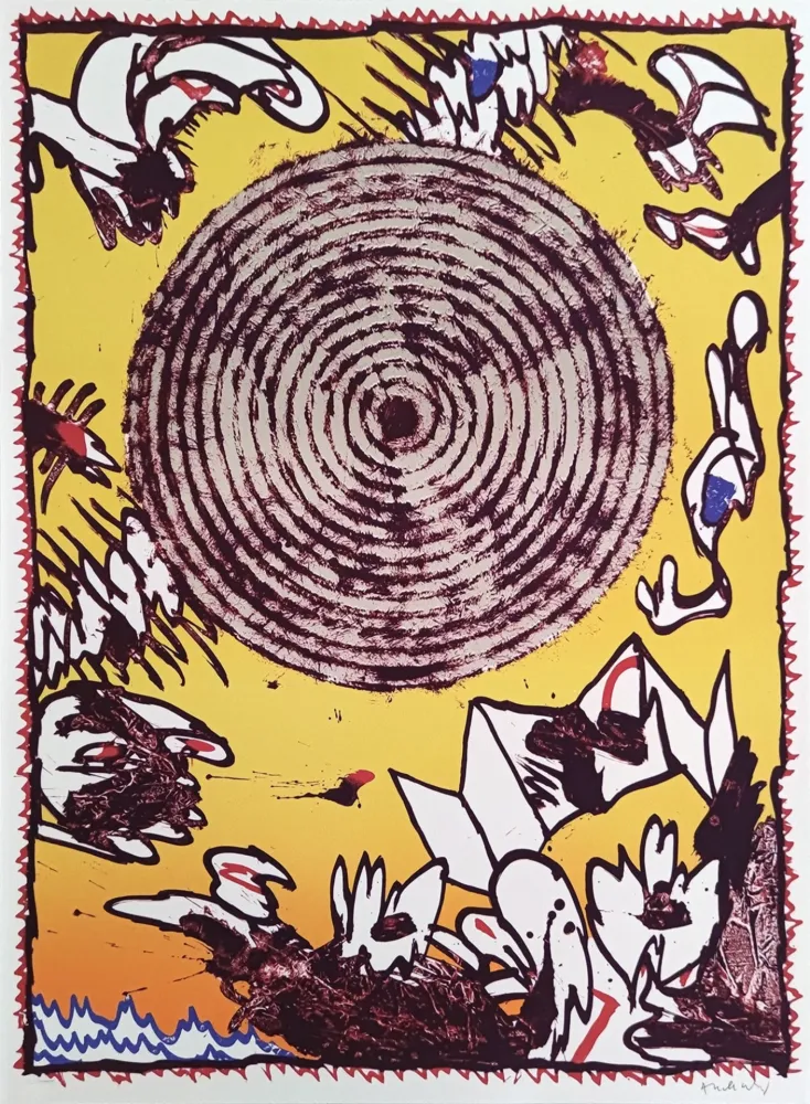 リトグラフ Alechinsky - Seoul