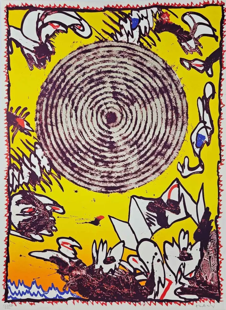 リトグラフ Alechinsky - Seoul 