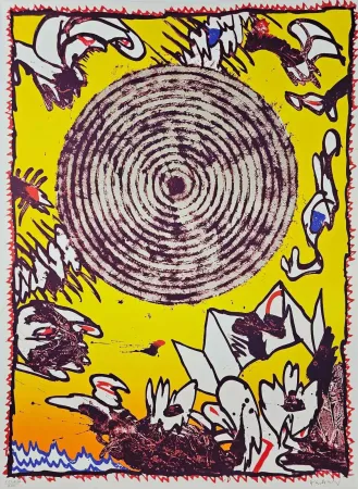 リトグラフ Alechinsky - Seoul 