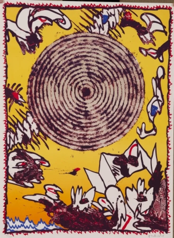 リトグラフ Alechinsky - Séoul